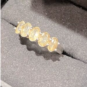 Citrine Sterling Ring 7